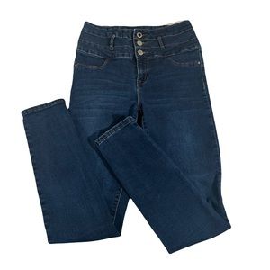 Refuge Women's Dark Wash Stretch Skinny Jeans Size 6